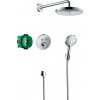 Hansgrohe Raindance Select S - Sprchový systém pod omietku s termostatom ShowerSelect S, chróm 27297000
