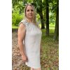 VFstyle Mušelínové šaty Valentina béžové Veľkosť: XS-M