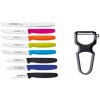 [Sada] Nože na obieranie + 2 nože na zeleninu + lúpací nôž + škrabka | GIESSER
