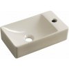 Sapho MARGITHA keramické umývadlo 38x22cm, otvor pro batériu vpravo, bežová SPH MGT38221