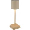 Globo 58487S - LED stmievateľná dotyková nabíjateľná stolová lampa DIXON 1,5 W/5 V 2200 mAh béžová 58487S + záruka 5 rokov zadarmo