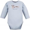 Eevi Body s dlhým rukávom Puppy Playtime modré - 74