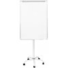 Mobilná magnetická tabuľa flipchart plastová na kolieskach, 70x100 cm