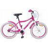 Detský bicykel 20 palcový pre deti vo veku 6-11 rokov, ružový