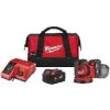 Milwaukee - 18V AKU excentrická brúska M18 BOS125-502B, 125 mm, 2x aku 5,0 Ah Li-Ion, nabíjačka 4933464229
