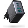 Joyroom TCG02 GaN sieťová nabíjačka 2x USB / 2x USB-C 67W + kábel USB-C, čierna (TCG02)