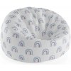 Sablio Sedací vak Cocoon Duha - 75 x 45 x 35 cm