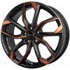 Alu disk Brock RC34 8x18, 5x112, 57.1, ET45 Black Orange Matt (BOM)