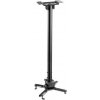 Stropný držiak na projektor Vivolink 35 kg max, 74.5 - 114.5cm, 360°, čierna farba