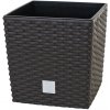 Prosperplast RATO LOW Kvetináč 26,2cm 15,8l hnedá DRTS265L