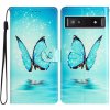 PROTEMIO 104234 ART Peňaženkový kryt pre Google Pixel 9a BLUE BUTTERFLY