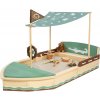 MUDDY BUDDY Pieskovisko loďka, 195 × 110 × 120 cm, 80010
