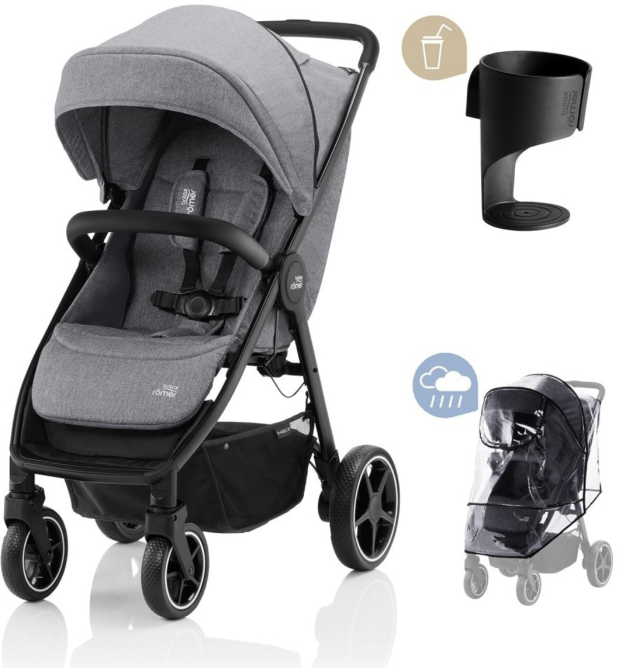 Britax Sport B-Agile R Elephant Grey/Black 2020