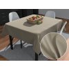 Biante Štvorcový bavlnený saténový obrus ST-021 Latte 140x140 cm