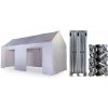 Nožnicový párty stan 4x8 m TENTino GABLED Farba opláštenia: 1A - BIELA