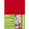 Farebný papier A4 170 g - červený 50 ks