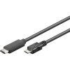 PremiumCord ku31cb1bk USB-C/male - USB 2.0 Micro-B/Male, 1m, černý