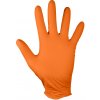 NEO TOOLS Oranžové nitrilové rukavice, balenie 50 ks Veľkosť: XL