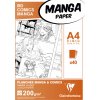 Clairefontaine Blok Manga BD Comic pack A4 40 listov 200 g