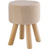 Livarno® Taburetka s kožušinou (hnedá) (100395985)