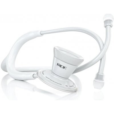 MDF 797 ProCardial® Stainless Steel Cardiology Stethoscope - WhiteOut / White