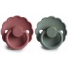 CUMLÍKY FRIGG DAISY DUSTY ROSE/ LILY PAD, 0-6M, KAUČUK