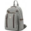 Značkový malý mestský batoh sivý (GTB805)