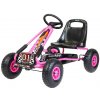 Detská šliapacia motokára Go-kart Baby Mix Razor ružová