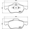 Sada brzdových platničiek kotúčovej brzdy BREMBO P 68 048X