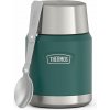 thermos Termoska na jedlo so šálkou a skladacou lyžicou 470 ml - zelená Veľkosť: ks