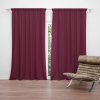 Sablio Záves Bordó: 2 ks 140x250 cm
