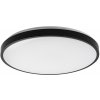 Rabalux Čierne stropné LED svietidlo Samira okrúhle 420mm 48W IP44 71254