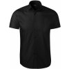 Pánska košeľa s krátkym rukávom Malfini Premium Flash 260 - veľkosť: L, farba: čierna