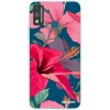 Picasee silikónový prehľadný obal pre Honor 9X Lite - Hibiscus