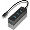 AXAGON HUE-S2C,Type-C 4x USB3.0 CHARGING hub, microUSB nap. konektor HUE-S2C