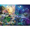 Puzzle Schmidt Puzzle Nočná dračia súťaž 1000 dielikov (57585)