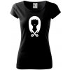 Dámska kaderníčka - Dámske tričko Pure - 2XL ( Čierna )