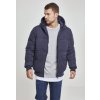Urban Classics hooded Peach Puffer jacket modrá