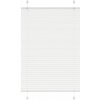 Plisovaná roleta biela 85x150 cm Šírka látky 84,4 cm