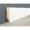 KRONO Biela MDF LK80L - soklová lišta dĺžka 2,4 m, výška 80mm KRONO Biela obvodová lišta MDF