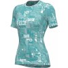 ALÉ Cyklistické tričko s krátkym rukávom - BREAK LADY - svetlo modrá