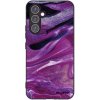 Picasee silikónový čierny obal pre Samsung Galaxy A54 5G A546B - Purple glitter