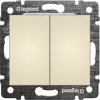 Legrand Valena 774308 dvojitý striedavý prepínač béžový