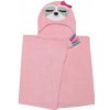 Zoocchini osuška s kapucňou veľká Ružový leňochod