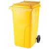 Elkoplast Popolnice plastová Elko 240 l, žltá