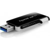 Apacer USB flash disk, USB 3.0, 128GB, AH350, čierny, AP128GAH350B-1, USB A, s výsuvným konektorom