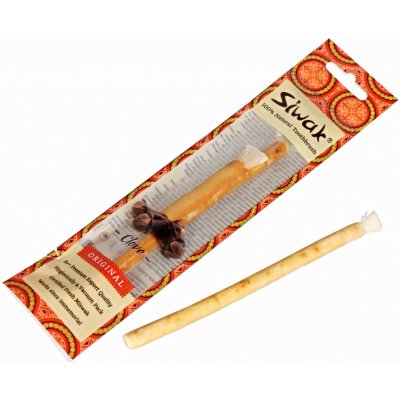 Siwak Miswak prírodná zubná kefka príchuť Klinček 1 ks od 2,99 € -  Heureka.sk