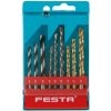 Súprava vrtákov FESTA do kovu, dreva, muriva 5/6/8 mm 9 ks plast