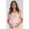 Dámska tehotenská nočná košeľa Vienetta Secret Butterfly