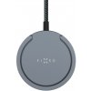 Fixed magnetická bezdrôtová nabíjačka (FIXMPADP-GR) – univerzálna, držiak na prst, MagSafe, Qi2, 15W, USB-C, 1.2m nylonový kábel, sivá KF2341367